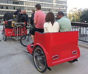 On or off camera Awesome Pedicab is the only company in Los Angeles when it comes to the industry.